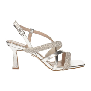 Sandali Donna Tata Italia Argentato