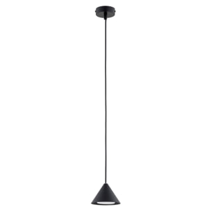 Lampada a sospensione ELIT in acciaio nero opaco