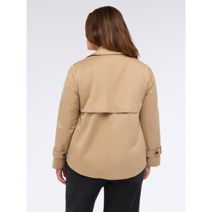 Fiorella Rubino - Trench corto doppiopetto - Beige