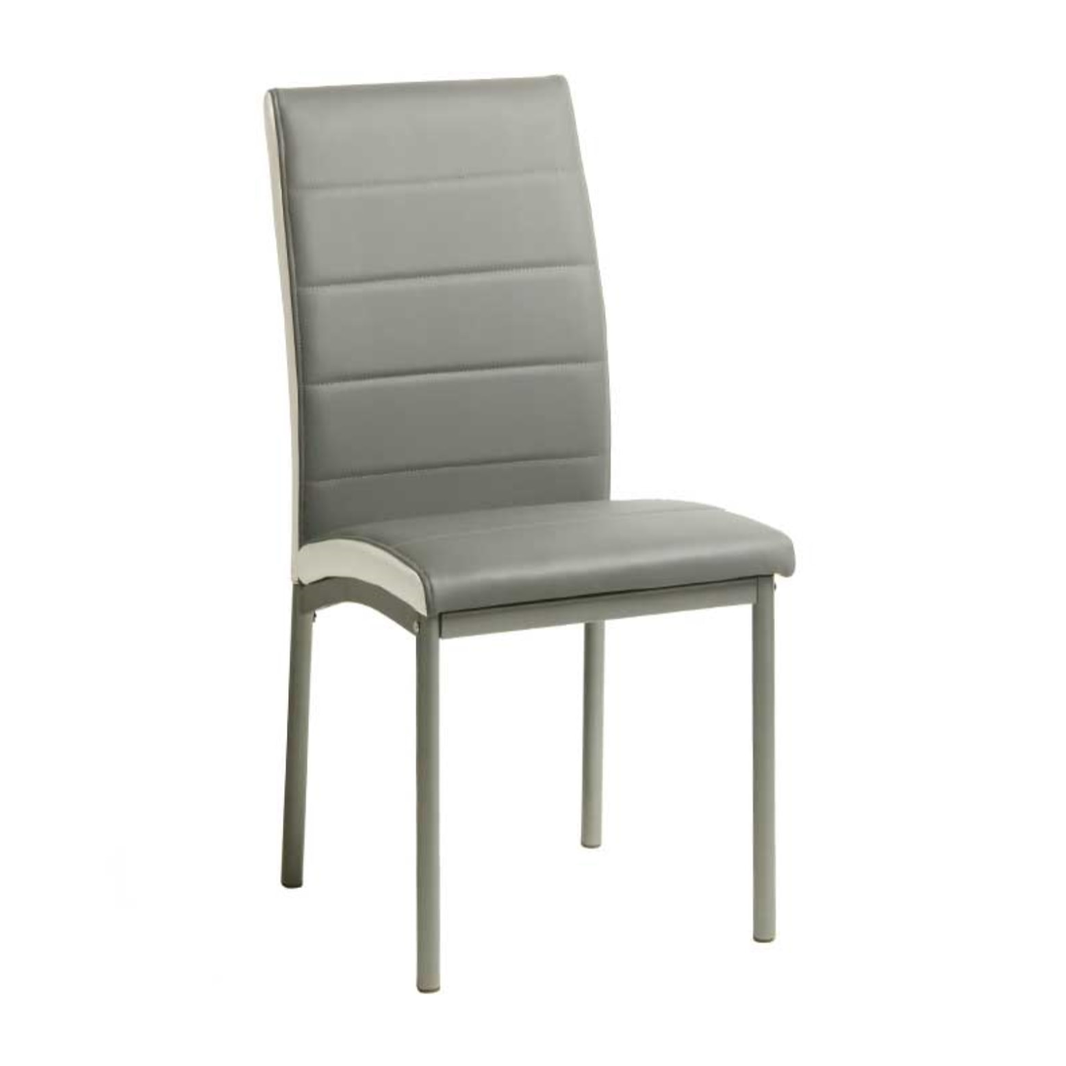 Set de 4 sillas – Polipiel en dos colores