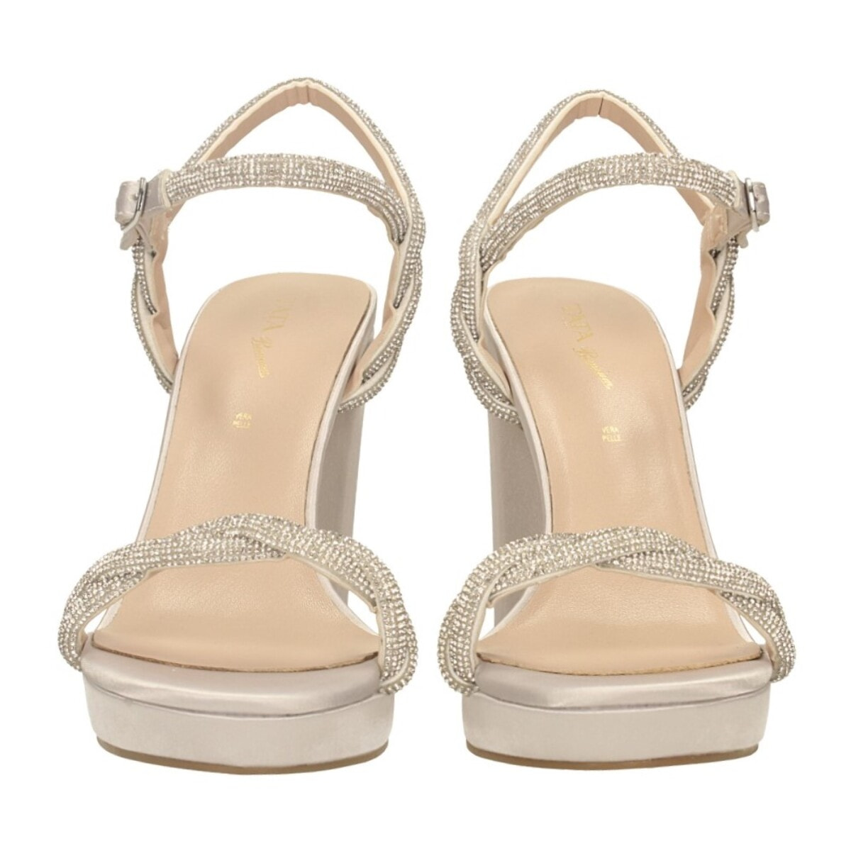 Sandali Donna Tata Italia Argentato