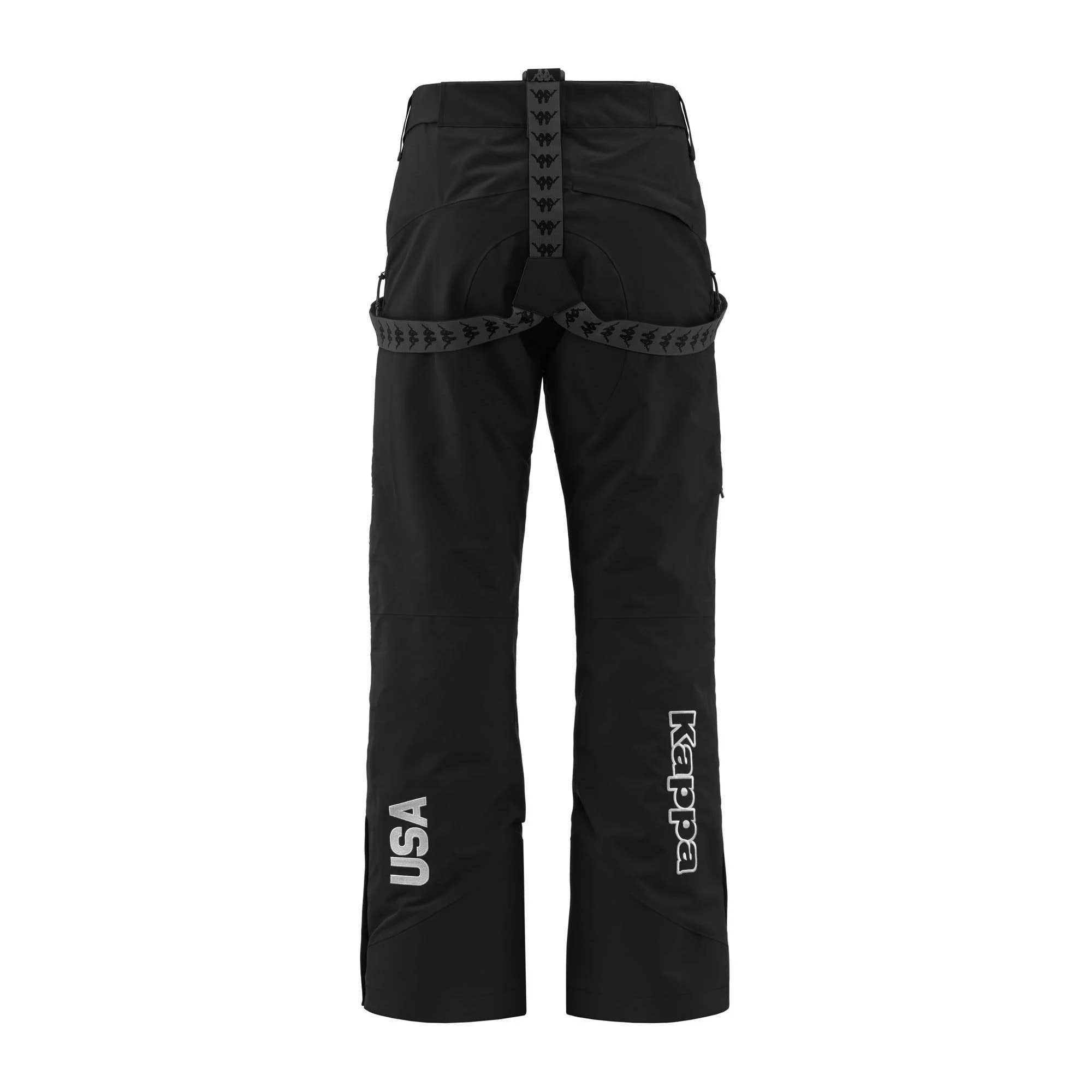 Kappa - Pantaloni Uomo Nero - 6Cento 622C Us