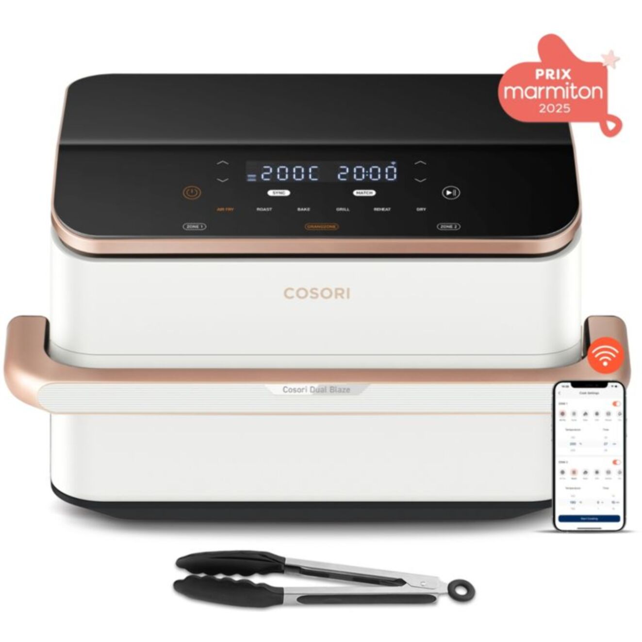 Friteuse sans huile COSORI Twinfry Chef Edition Blanc KOSP0042EUN 10 L