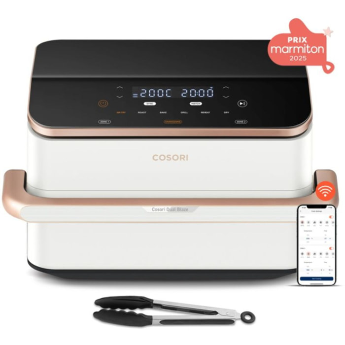 Friteuse sans huile COSORI Twinfry Chef Edition Blanc KOSP0042EUN 10 L