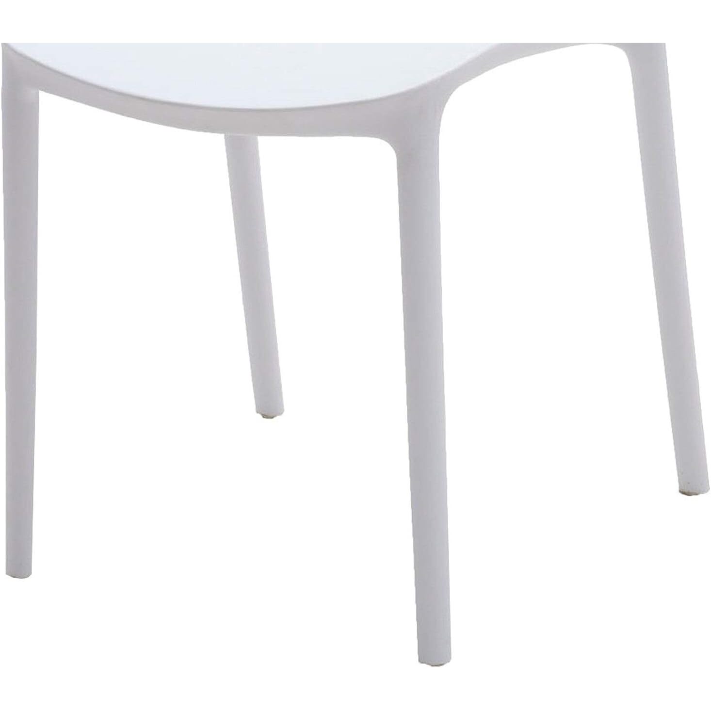 Set da 4 sedie SOUTH BEACH in polipropilene bianco