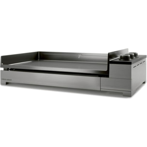 Plancha gaz FORGE ADOUR Premium 75 Inox 3 brûleurs à poser 75.5x41 cm