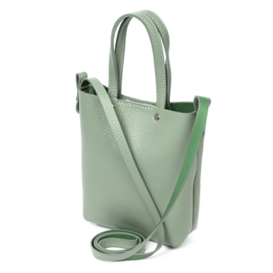 Italia Borsa a tracolla Donna.Pelle autentica Dollaro