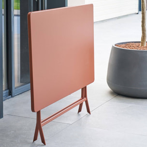 Table de jardin Greensboro 4 places 110x70cm acajou