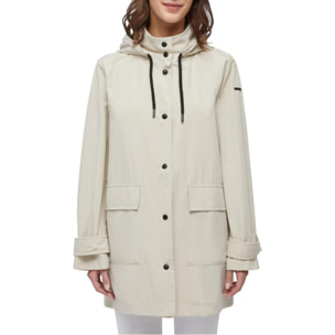 Chubasquero > Cortavientos Mujer de la marca GEOX  modelo W ILDE PARKA BLANCO
