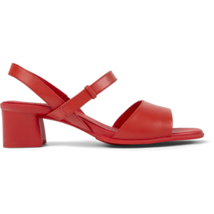 Sandalias - CAMPER Katie - Rojo - Cuero/Tejido