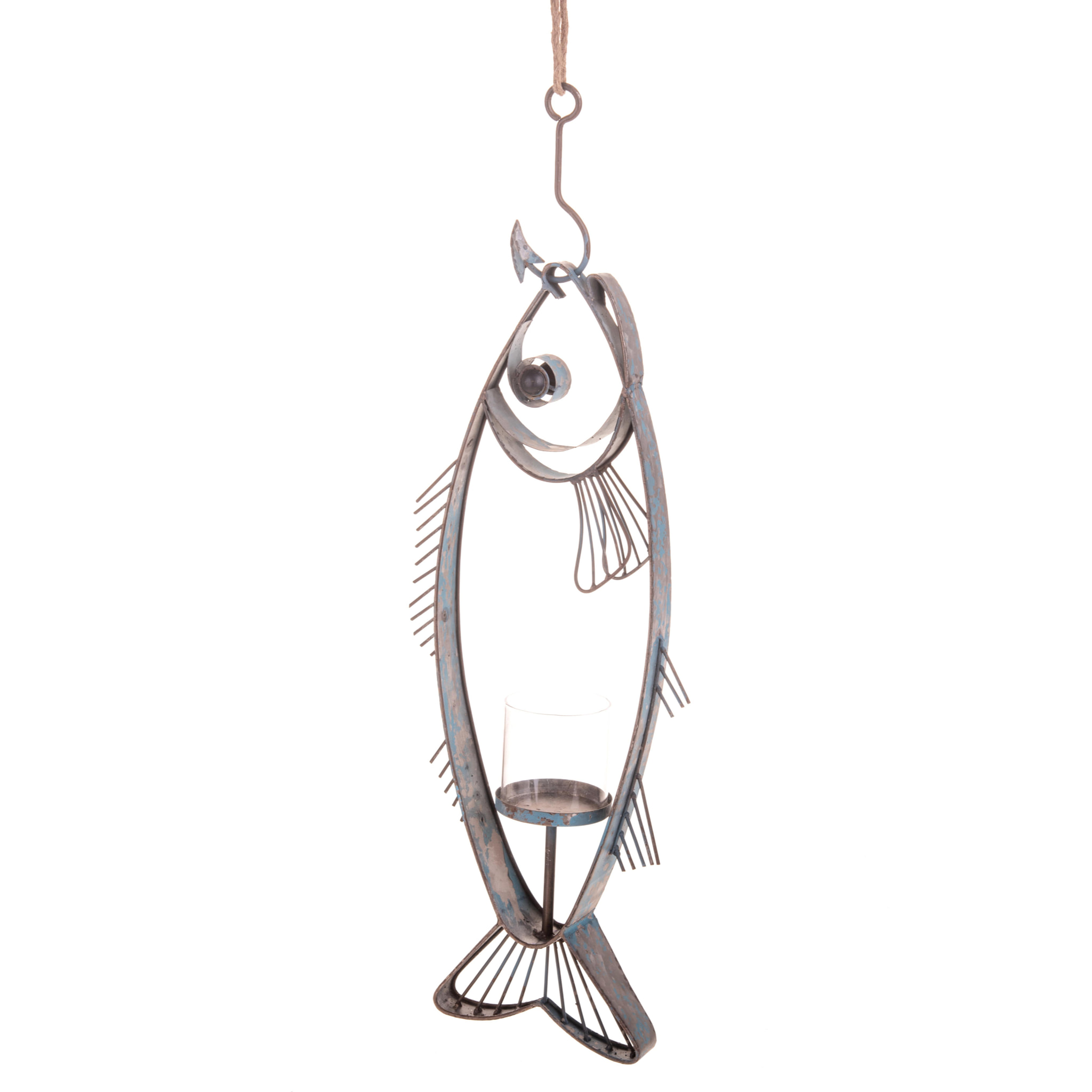 Pesce Portacero Da App.27 Cm - Pezzi 1 - 17X68X9cm - Colore: Incolore - Bianchi Dino - Marina Lanterne E P/Candele