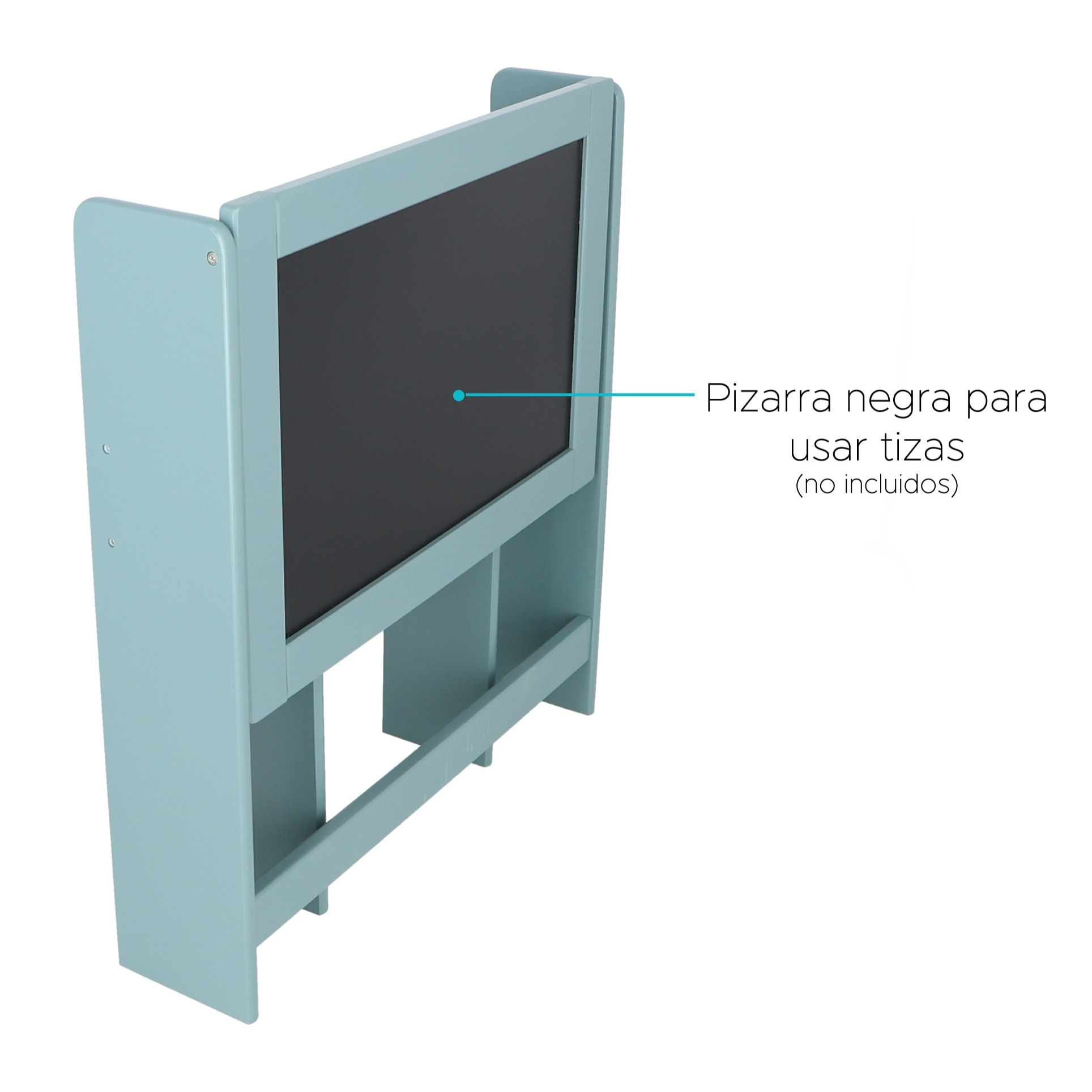 Pupitre pizarra infantil plegable color verde