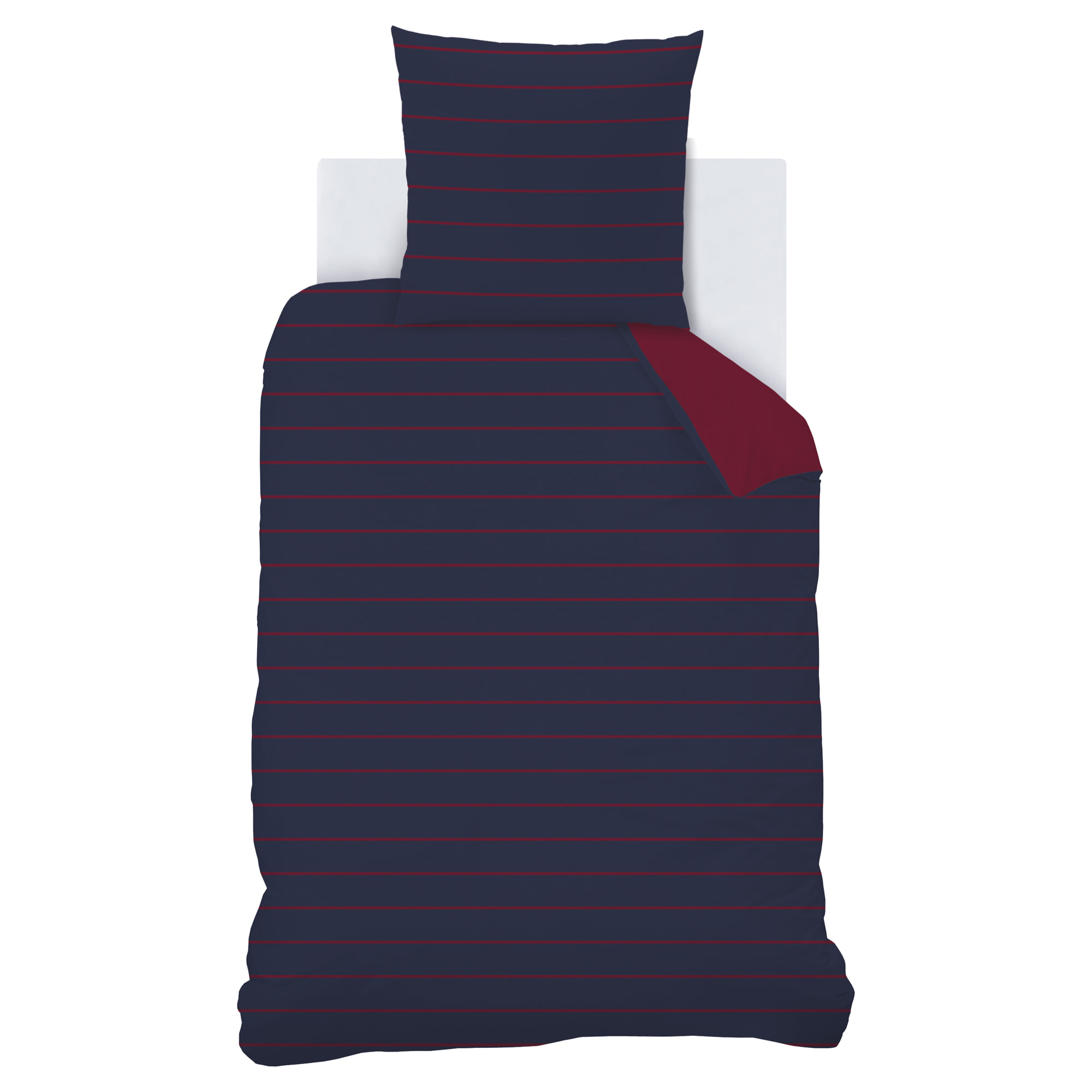 Parure de lit imprimée 100% coton, HARRY POTTER STRIPE