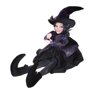 Befana/strega con cappello - Pezzi 1 - VIOLA - Bianchi Dino SpA