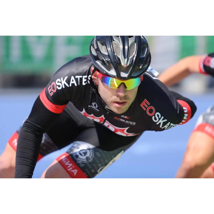 Gafas de ciclismo OCEAN modelo IRON en color Rojo