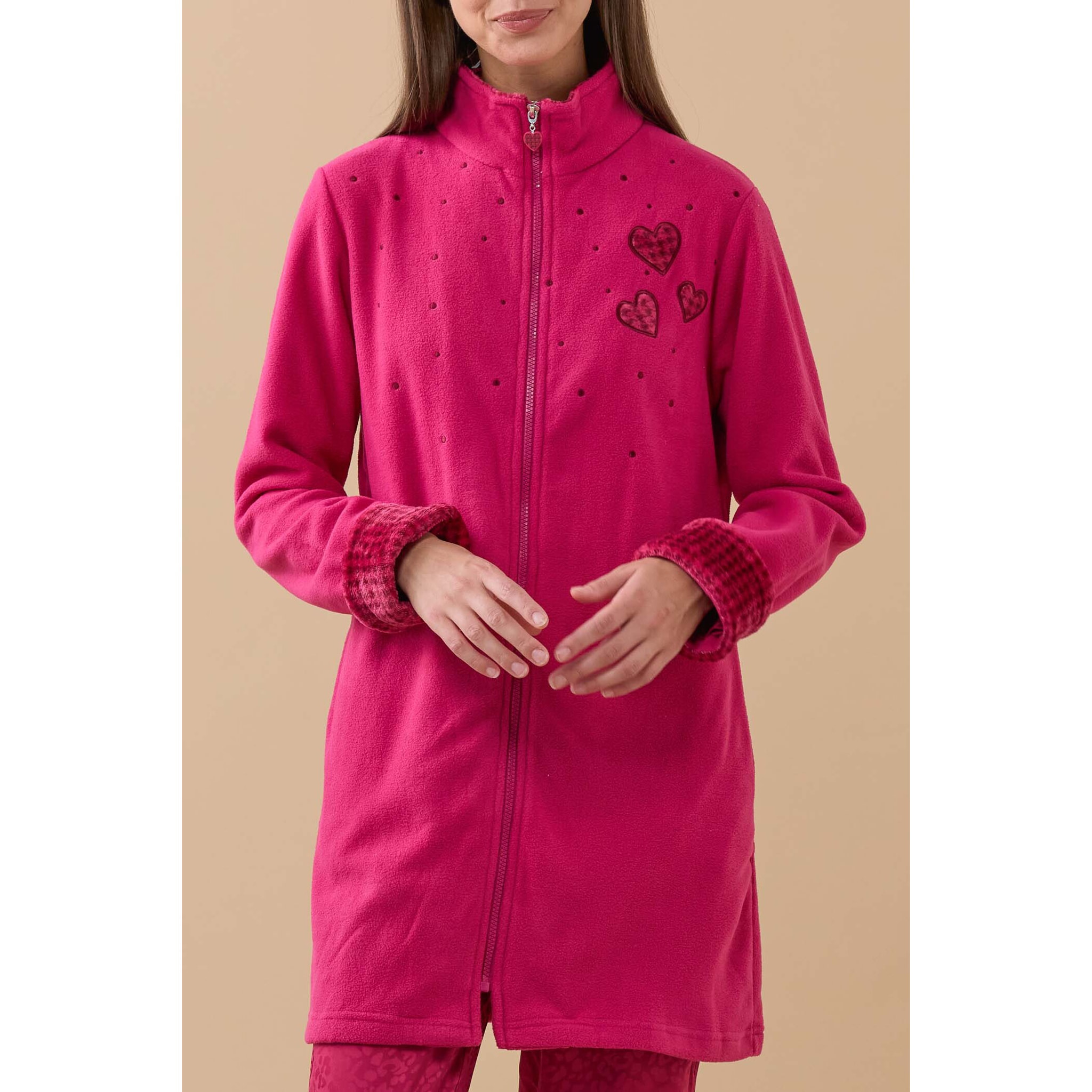 Vestaglia donna micropile piedini Noidinotte