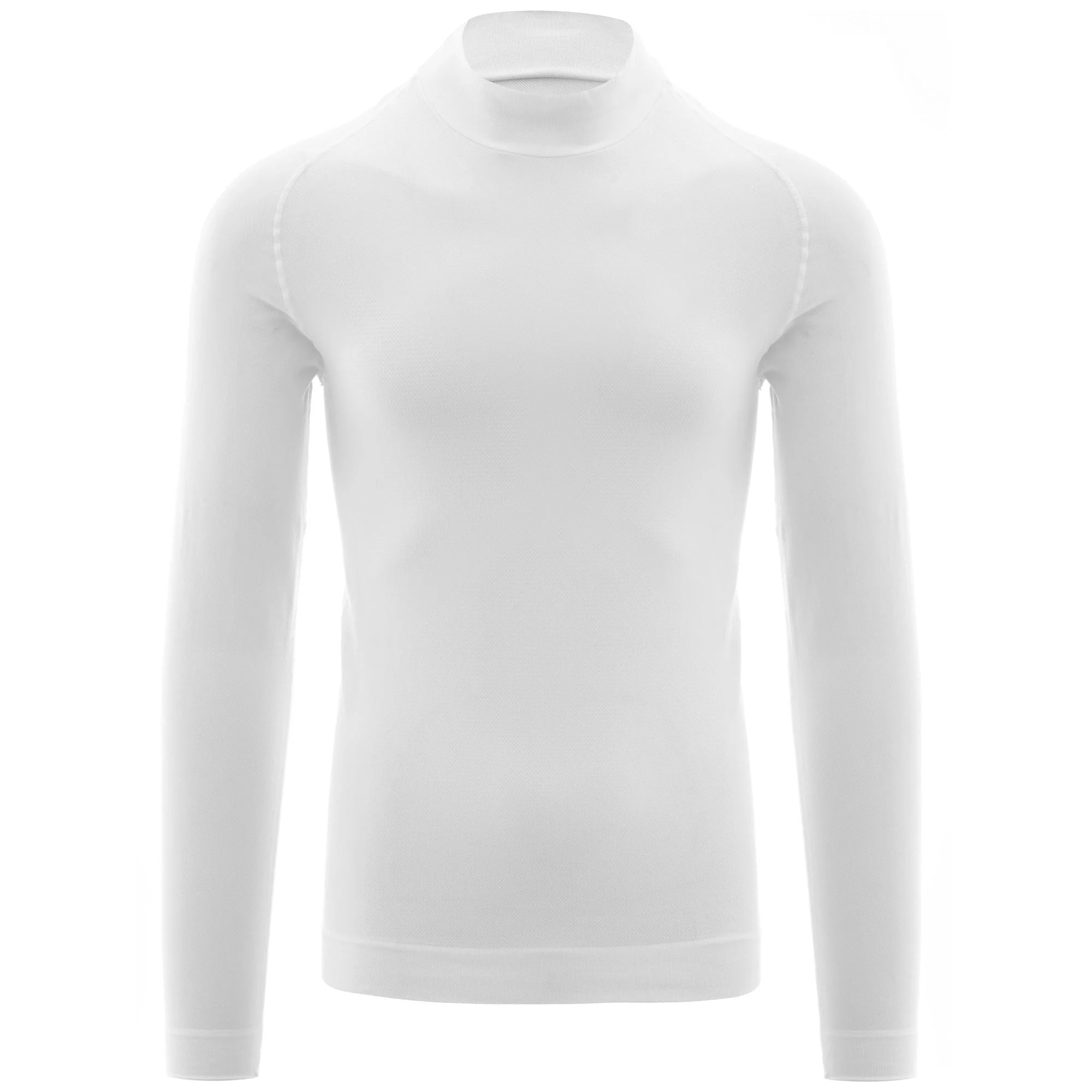 Briko - Skin T-Shirts & Top, Uomo Donna, Bianco - Pro Turtle Neck