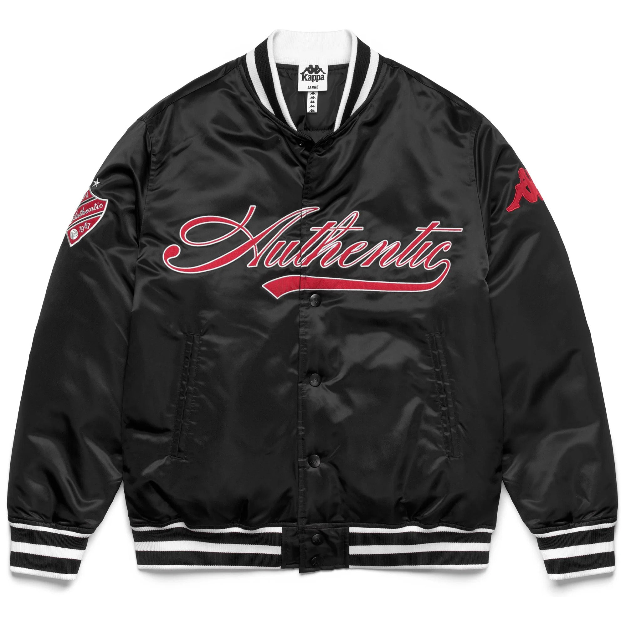 Kappa - Giacche Uomo Nero - Authentic Olao
