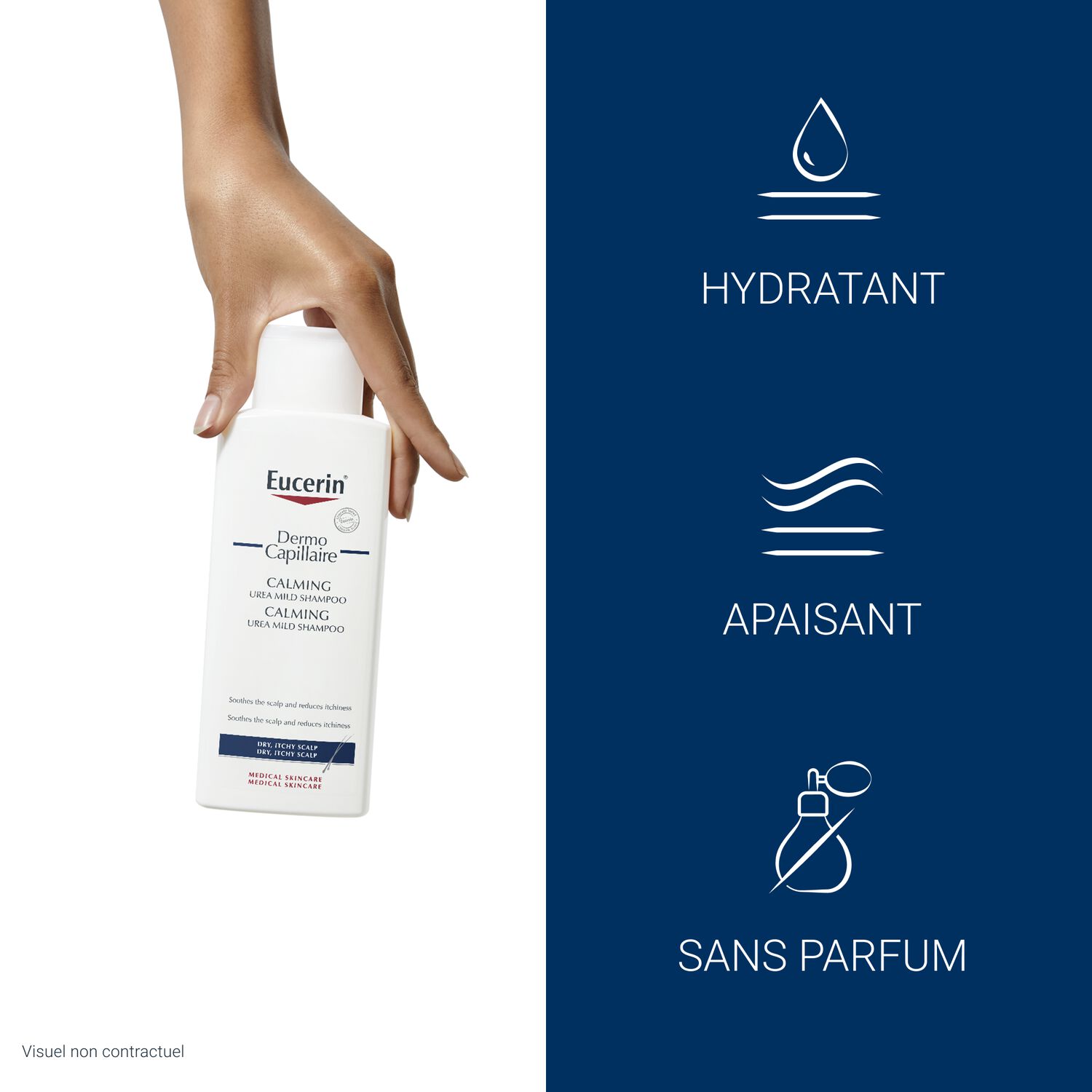 Dermocapillaire - Shampooing Calmant 5% d'Urée - Cuirs Chevelus Secs et Irrités 250 ml