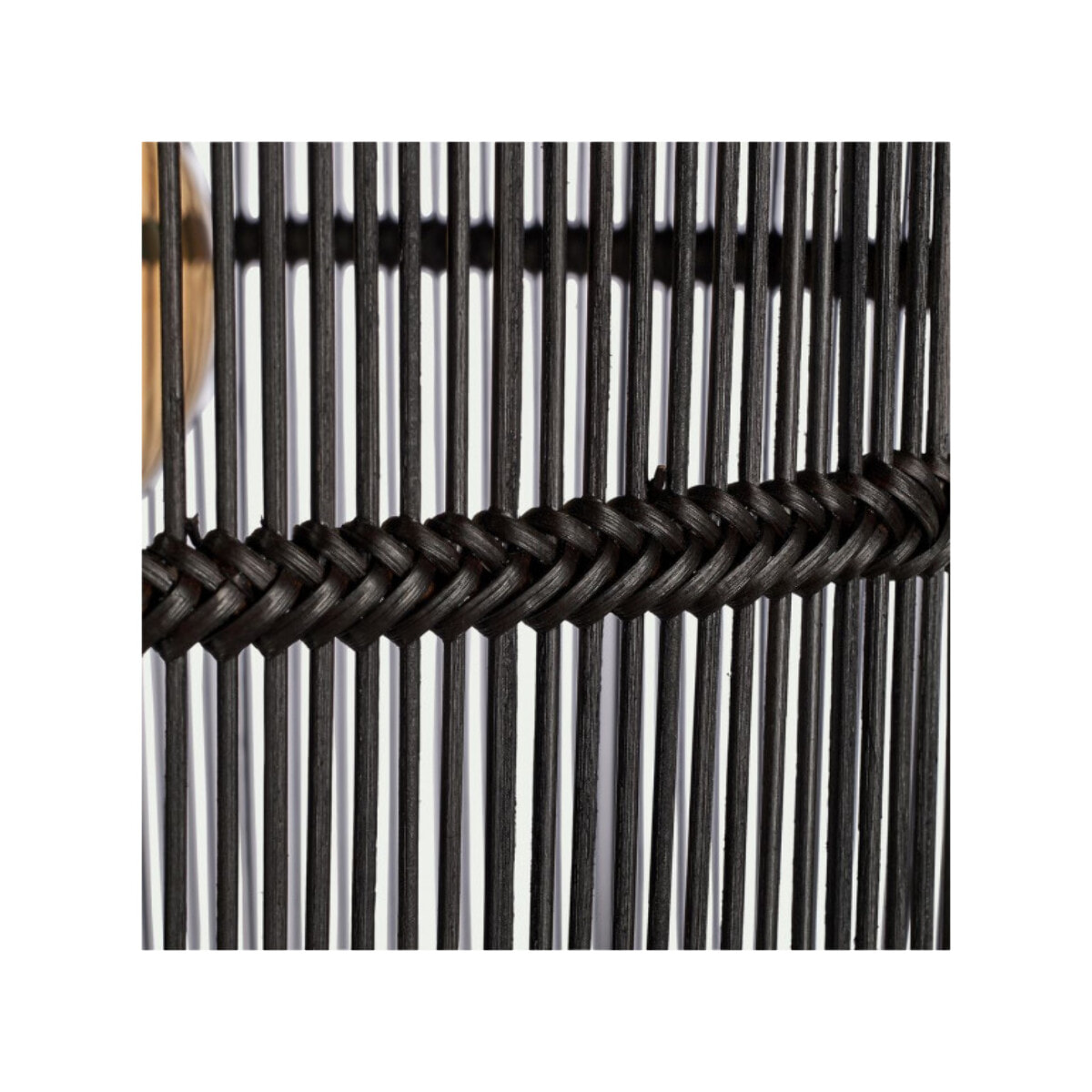 Suspension cylindrique H.74 cm bambou noir - FIGANIERES 688