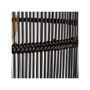 Suspension cylindrique H.74 cm bambou noir - FIGANIERES 688