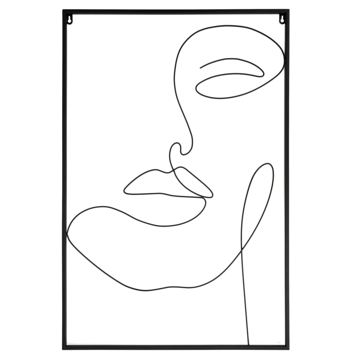 Tableau Filaire Visage 60x90cm