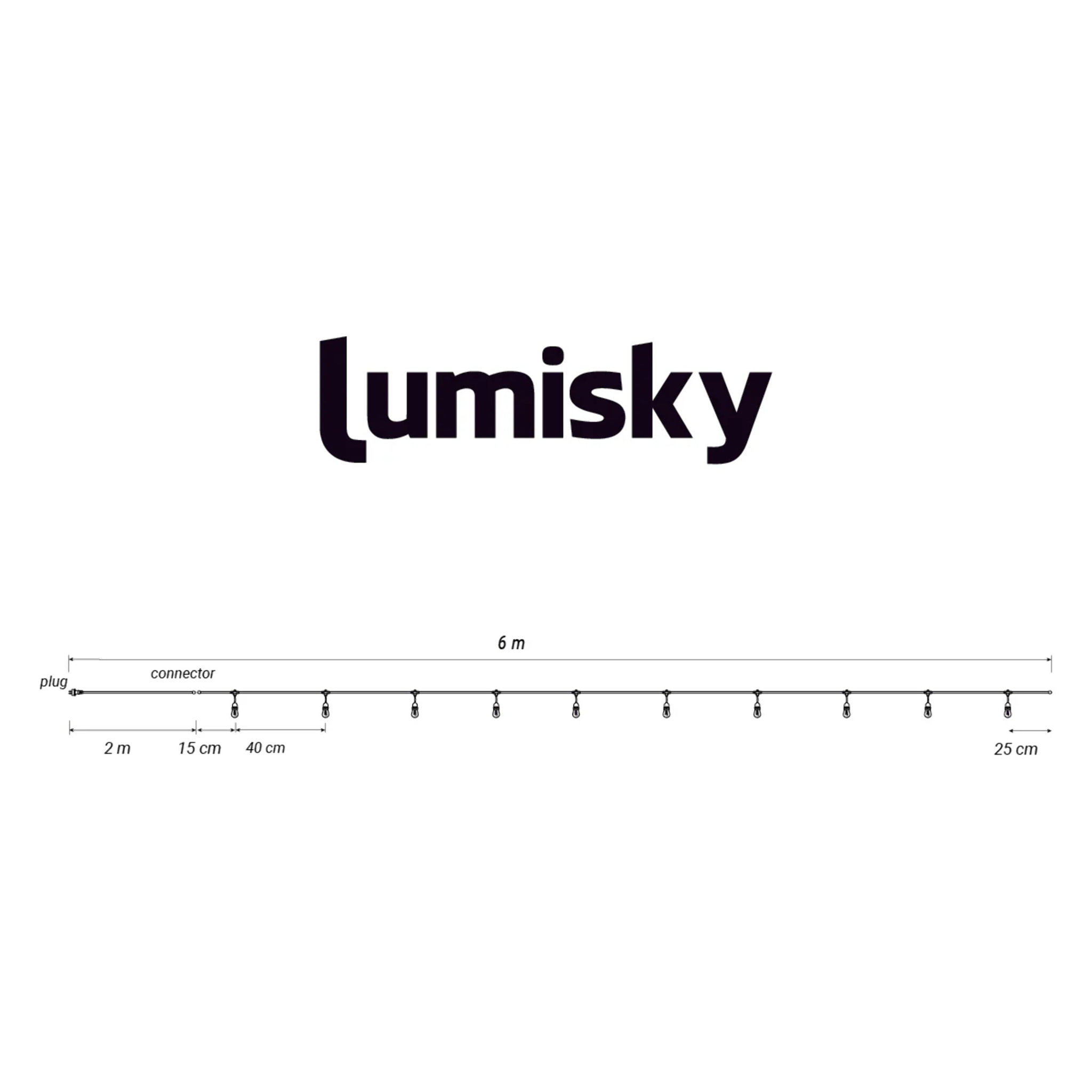 Guirlande lumineuse VINTY LIGHT CONNECTABLE 82M