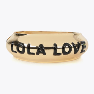 Braccialetto dorato con messaggio