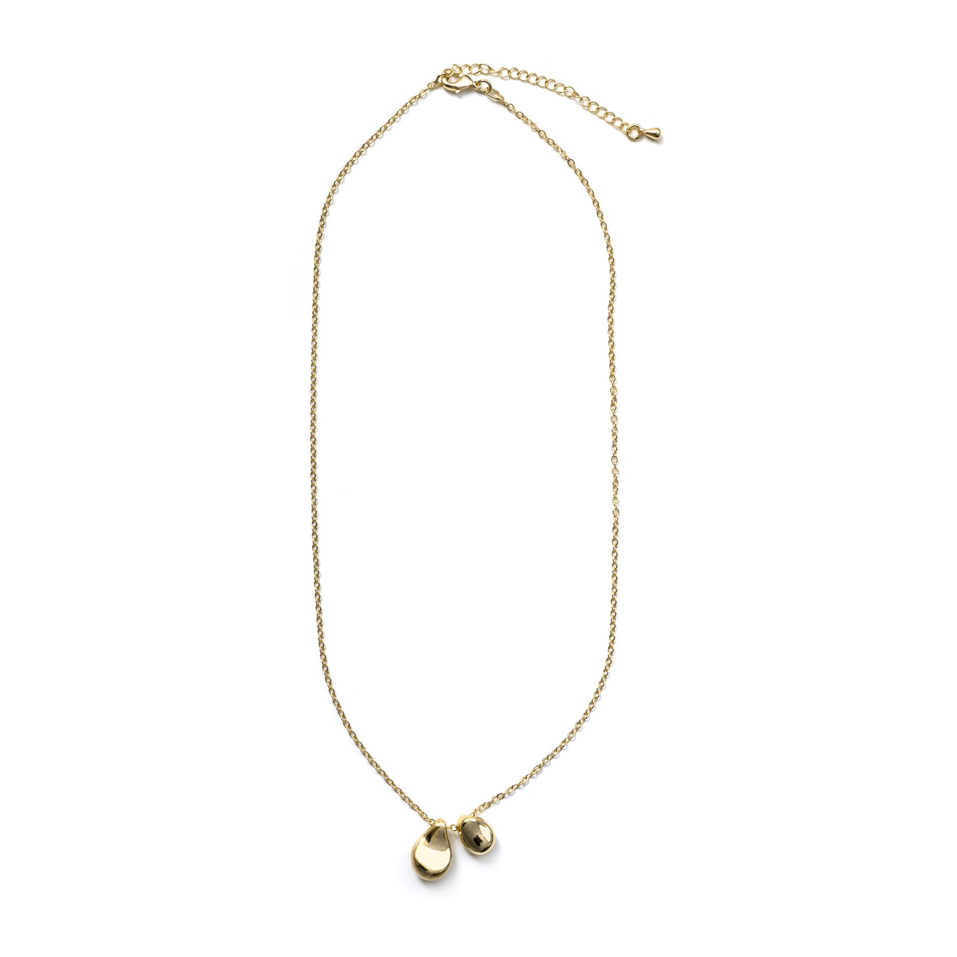 Collar acabado en oro amarillo de 18k