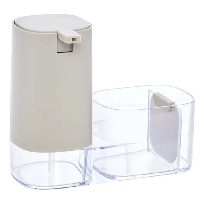 Distributeur de savon Poly rectangulaire 540ml beige