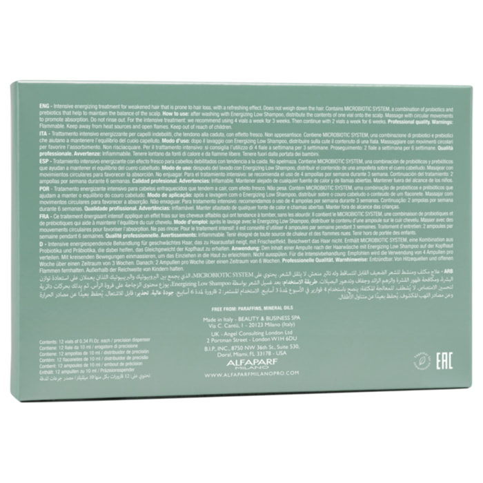 ALFAPARF MILANO Semi Di Lino Energizing Lotion 12x10ml