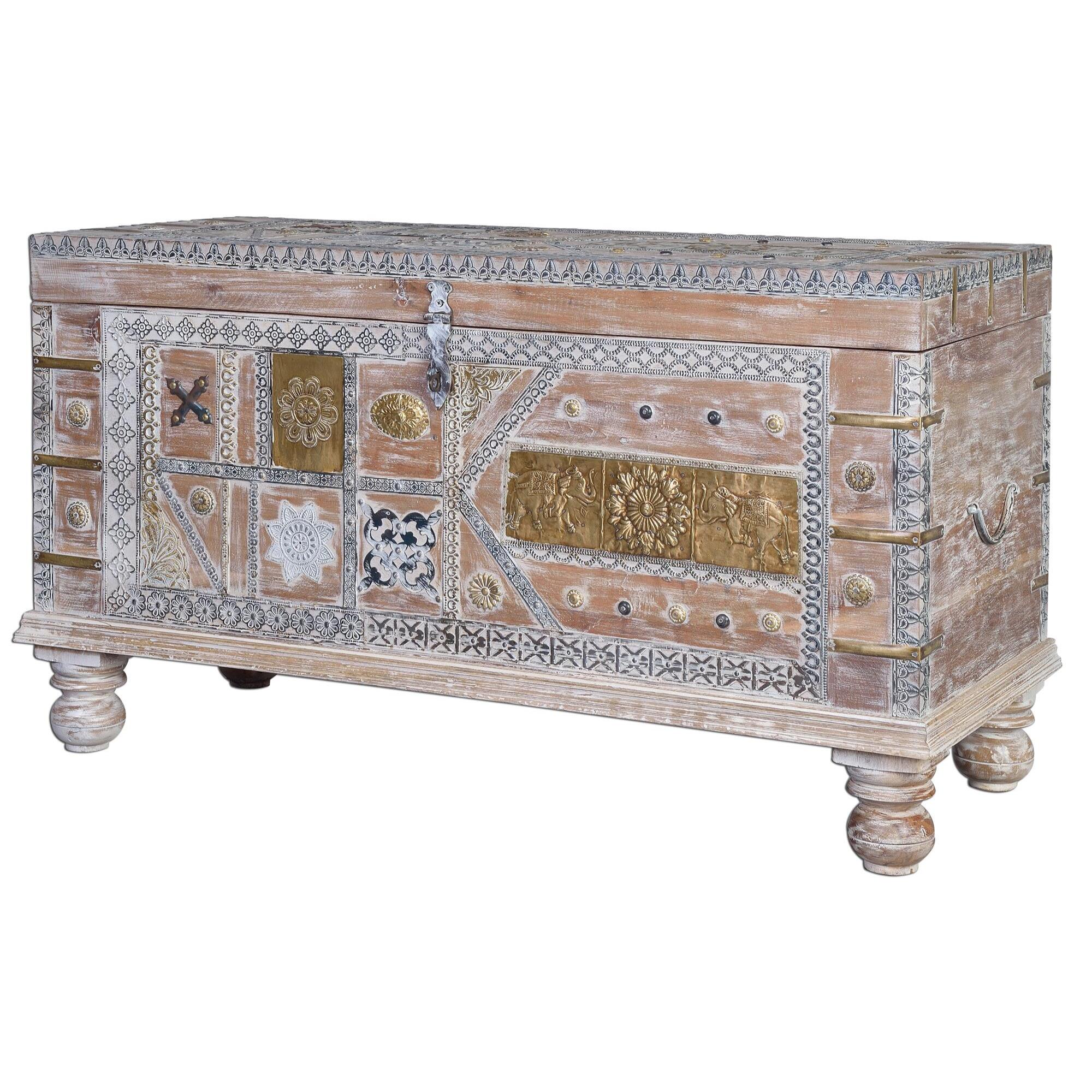 Baúl - madera de mango - 100x40x57cm