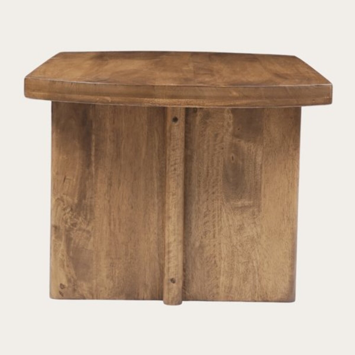Table basse Dune -bois massif de mangue-couleur noyer 130 x 45 x 60 cm