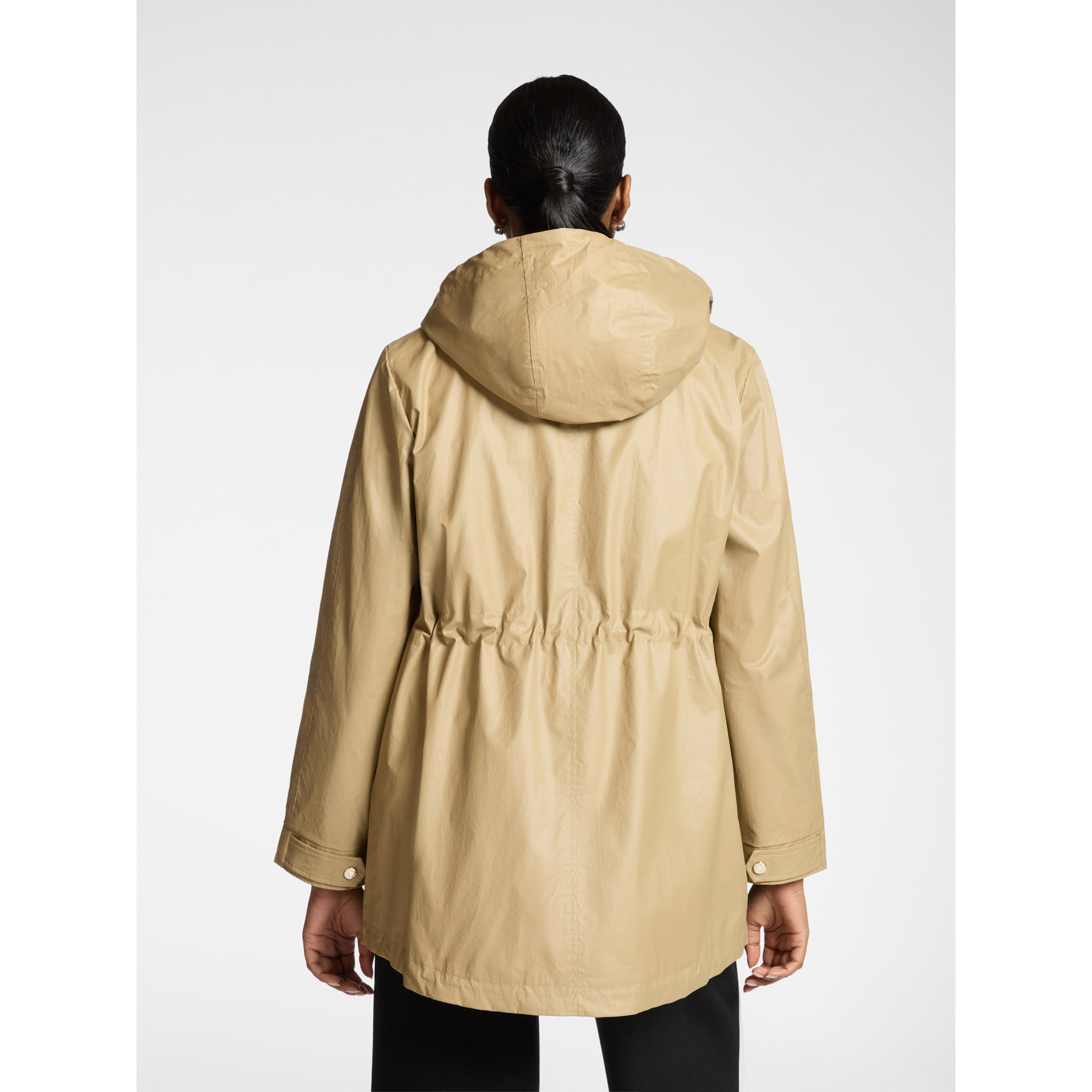Elena Mirò - Parka layering con cappuccio - Marrone