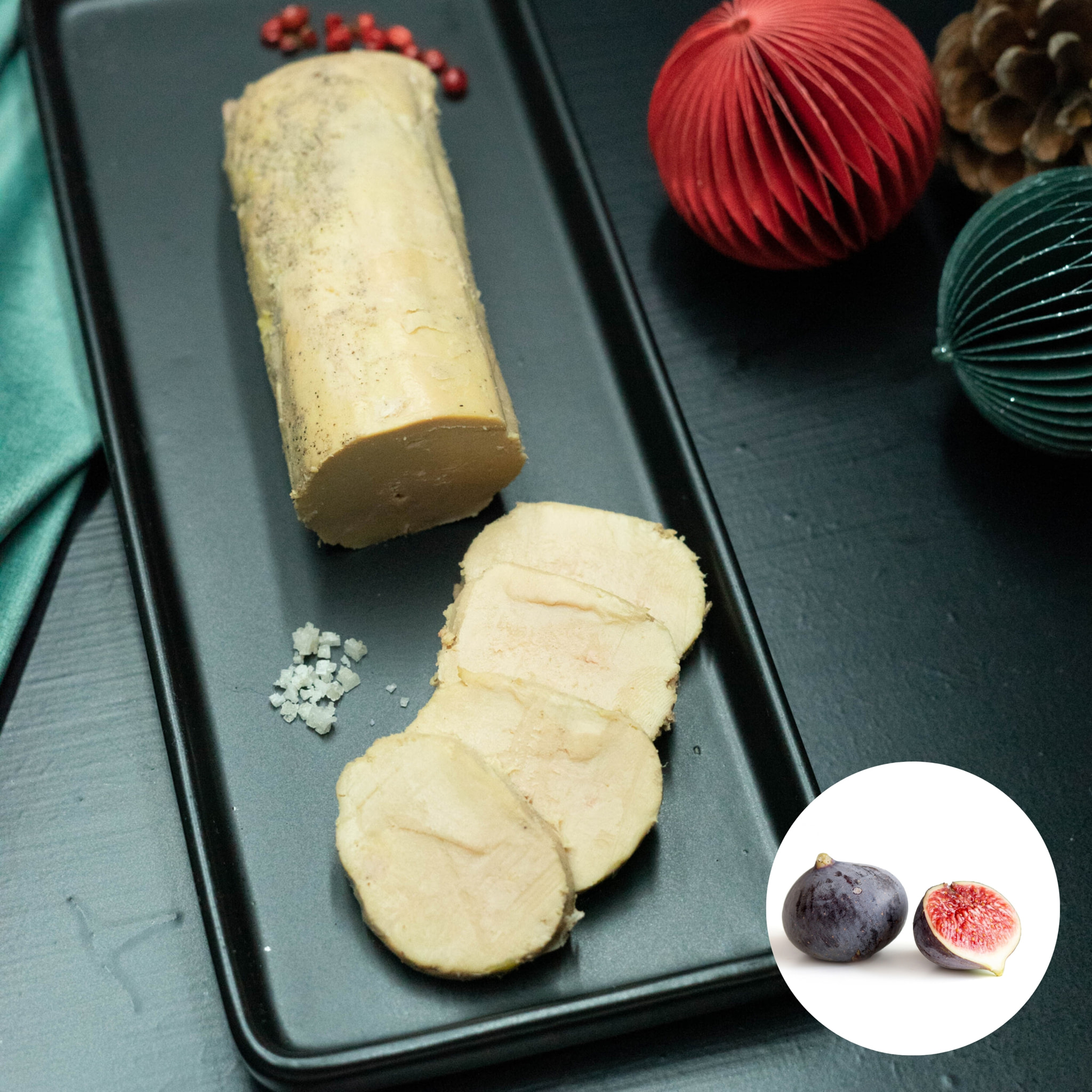 Foie gras de canard entier aux figues brqt*** - 270g- France