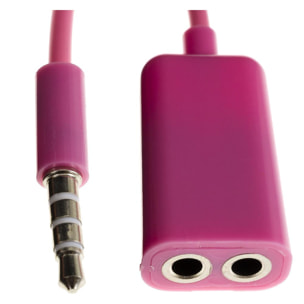 CABLE MINIJACK DOBLE ENTRADA