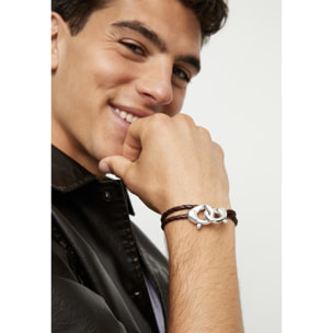 Pulsera SER INSEPARABLE MARRON L