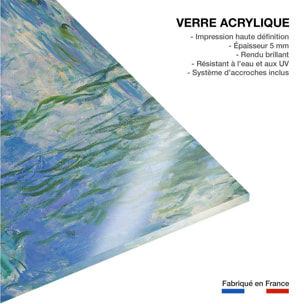 Tableau waterlilies de claude monet  Tableau plexiglas