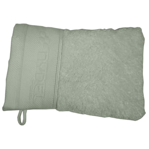 Lot de 2 gants de toilette - 100 % coton bio 700 g/môì