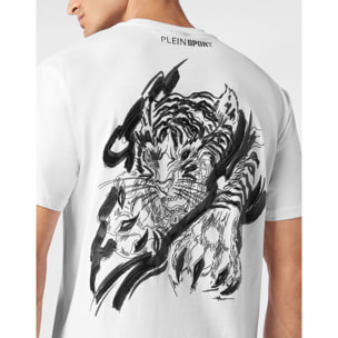 PLEIN SPORT Camiseta Cuello Redondo TIGER