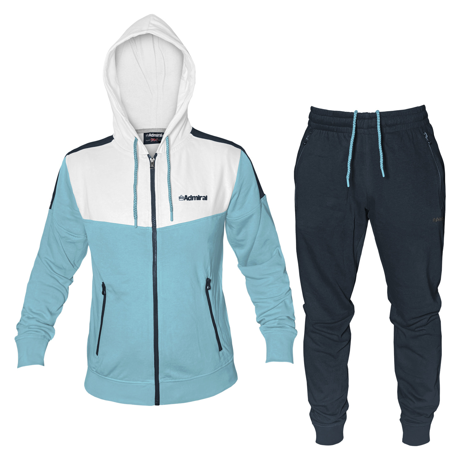 Tuta Uomo ADMIRAL Cotone Leggero Primavera Cappuccio