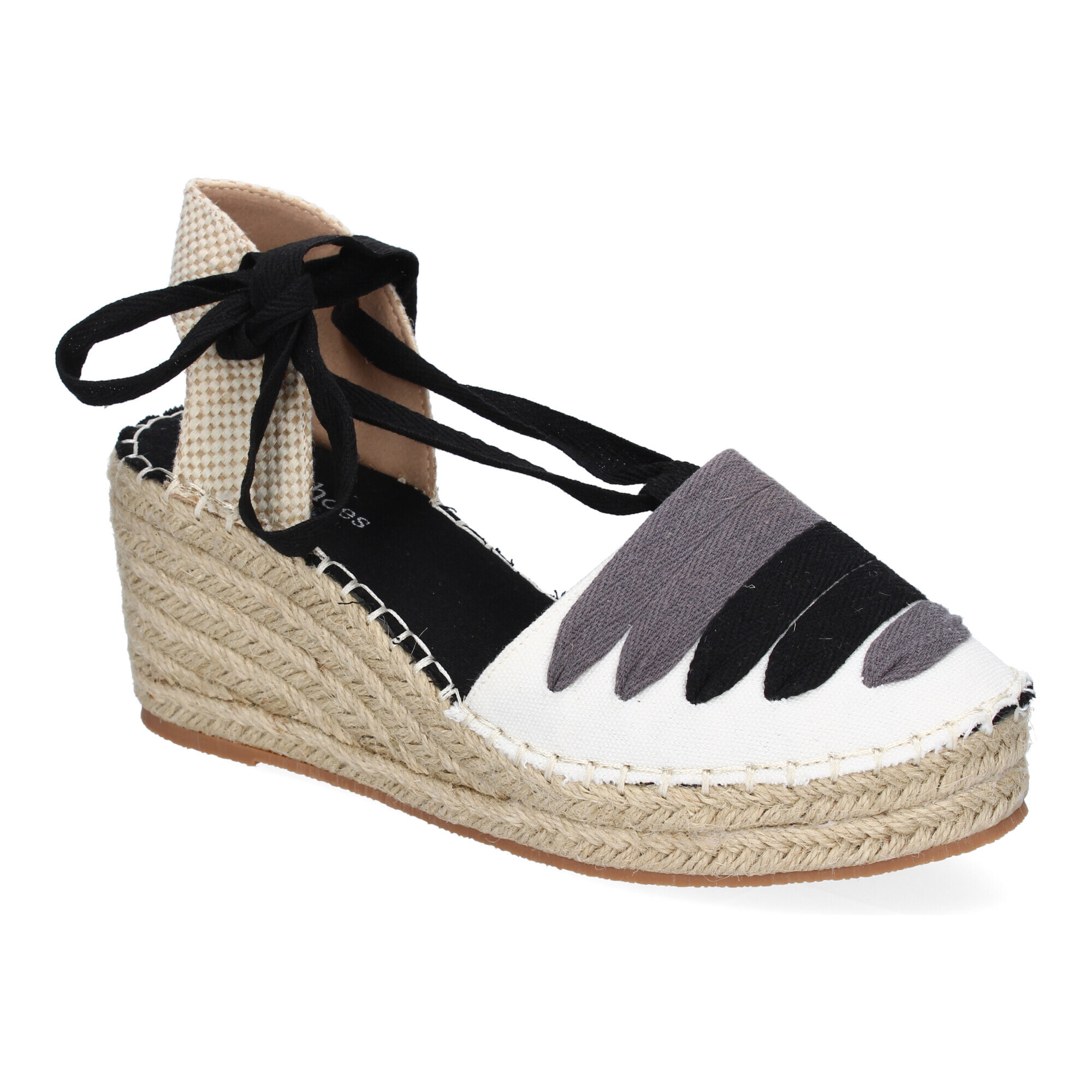 Sandalia de Mujer con Cuña de Yute, Diseño Moderno, Perfectas para PrimaveraVerano