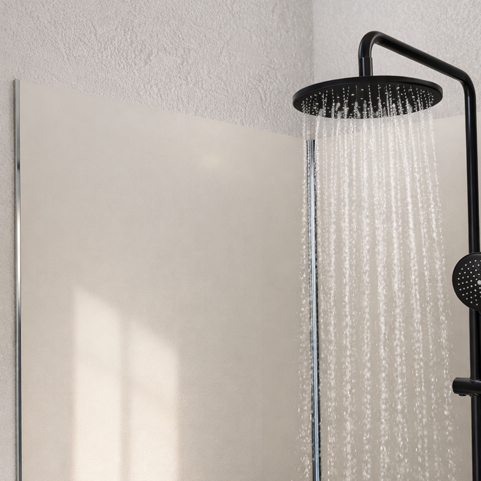 Pack 3 Panneaux Muraux Aluminium Ivoire 90x210 cm avec Profilés Chrome - WALL'IT