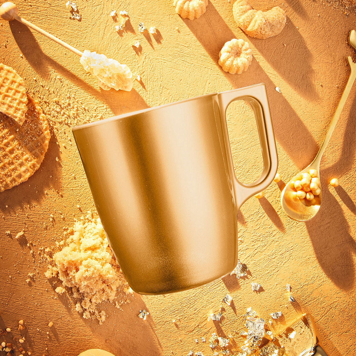 6 tazas 25 cl Gold Flashy - Luminarc