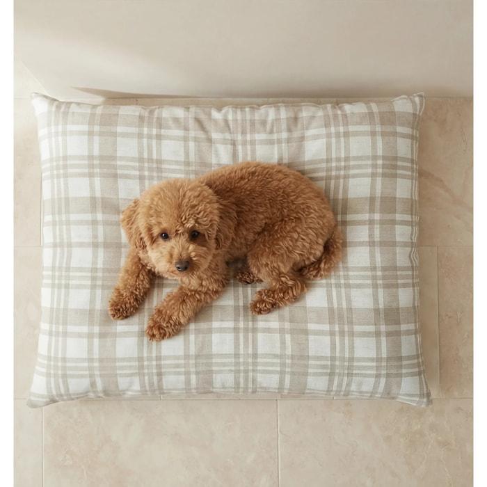 Lit pour animaux déhoussable et antitaches Jara Beige