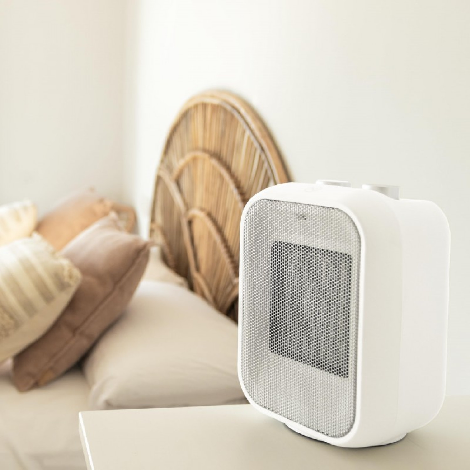 Cecotec Calefactor cerámico de sobremesa ReadyWarm 1500 Max Ceramic White