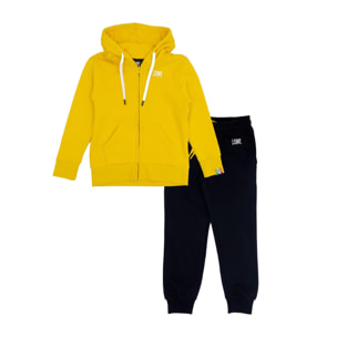 Chándal niño Leone 1947 Apparel cremallera completa capucha gris