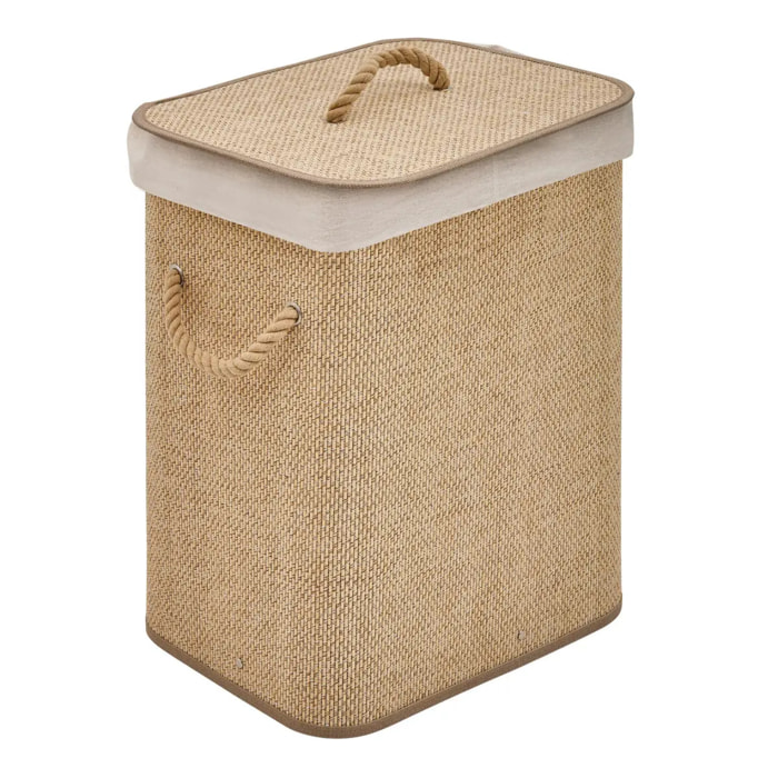 Panier à linge Stemy 60L blanc