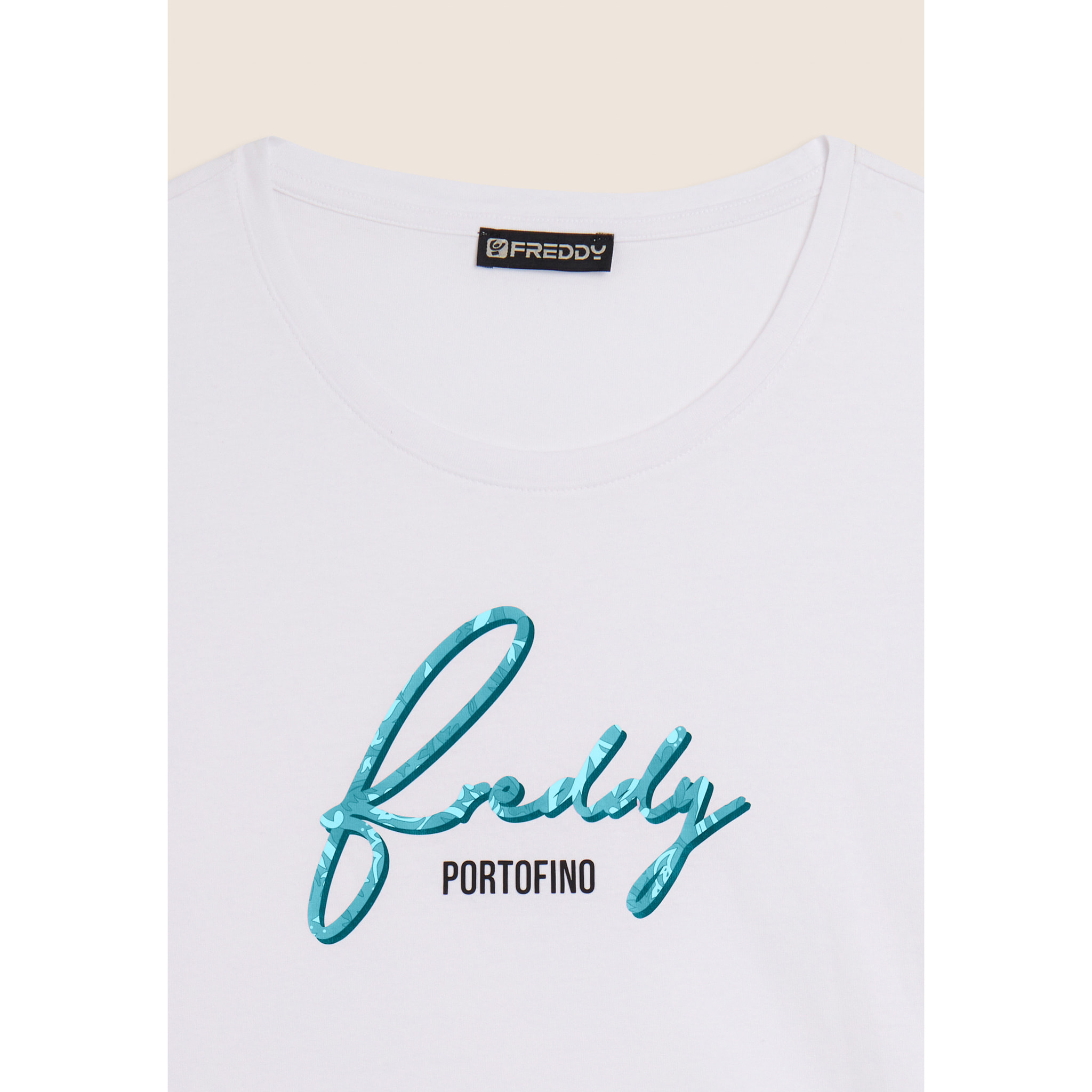 T-shirt con logo Freddy floreale