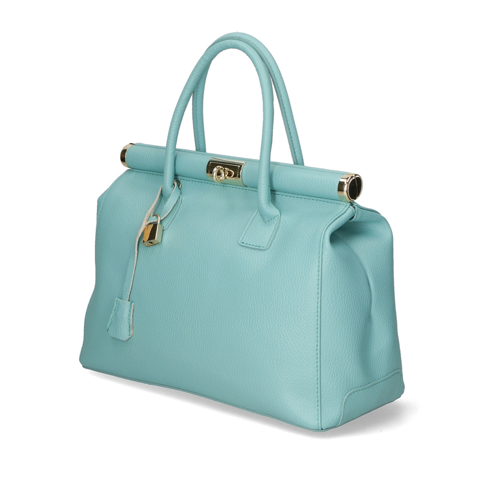 Borsa a mano da donna - Modello Aleria - Vera pelle - 35.0 x 26.0 x 16.0 cm
